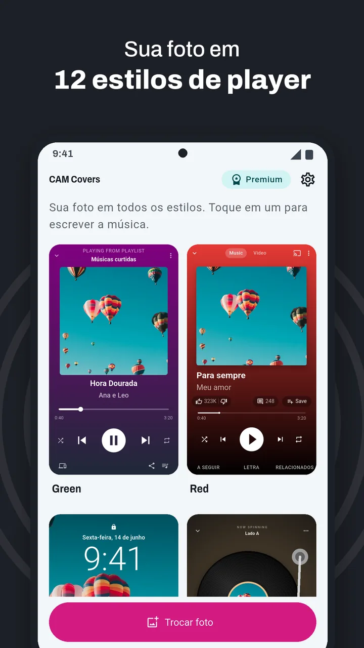 Tela 1 do CAM Covers