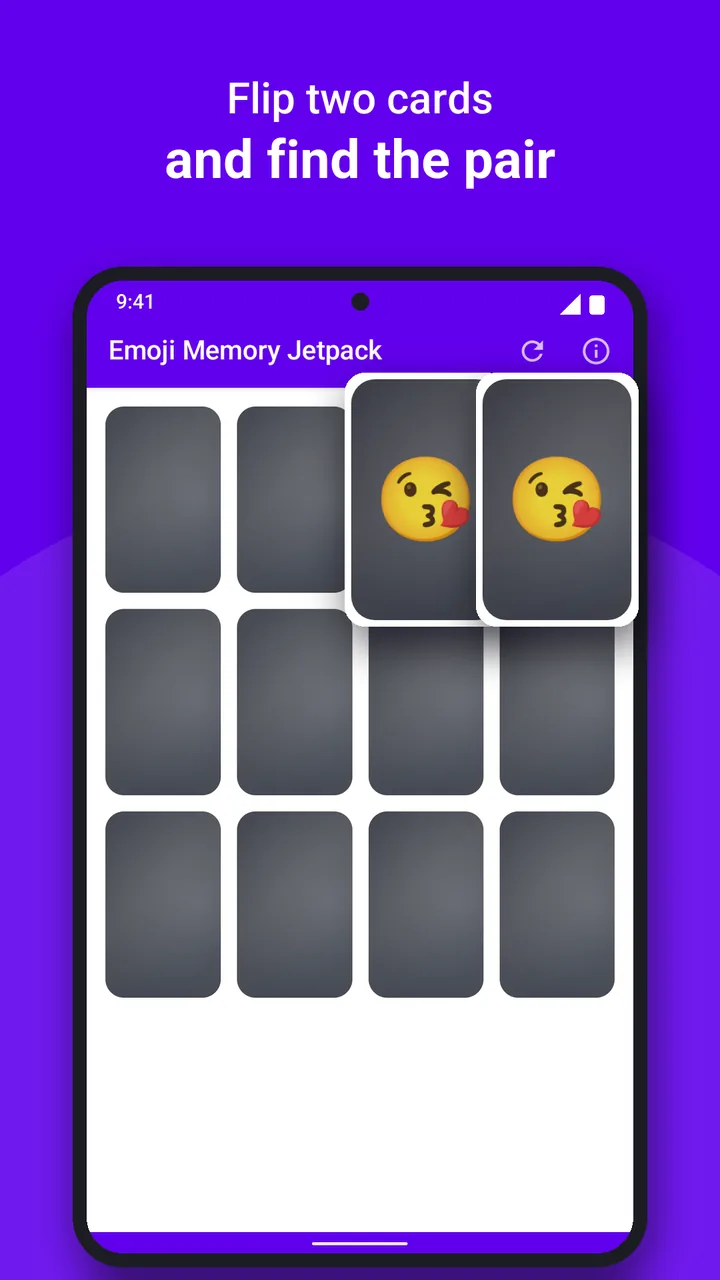 Emoji Memory Jetpack screenshot 2