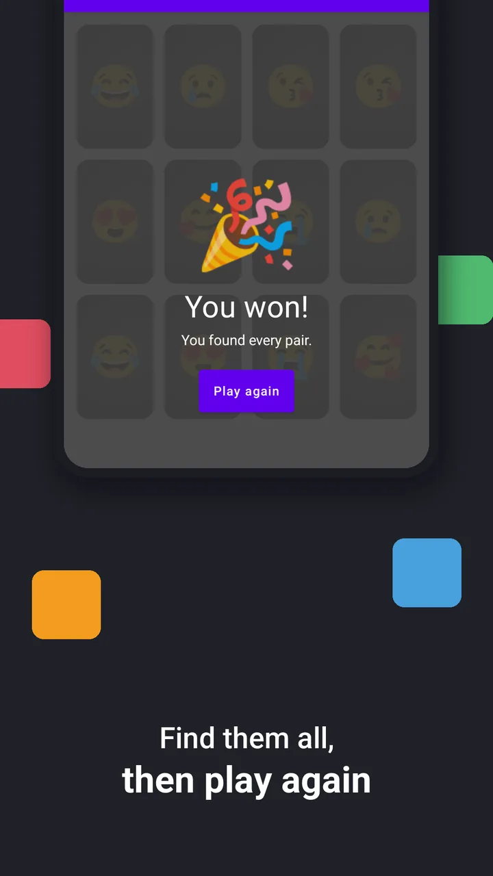Emoji Memory Jetpack screenshot 4