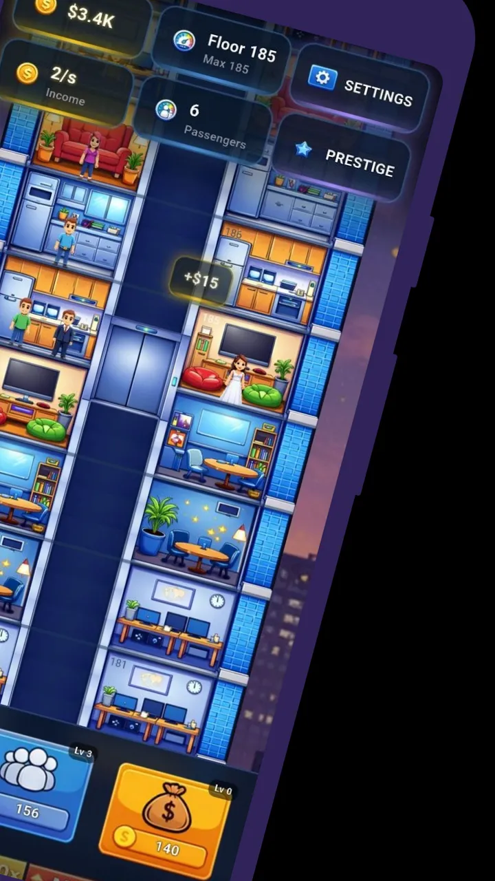Idle Elevator screenshot 2