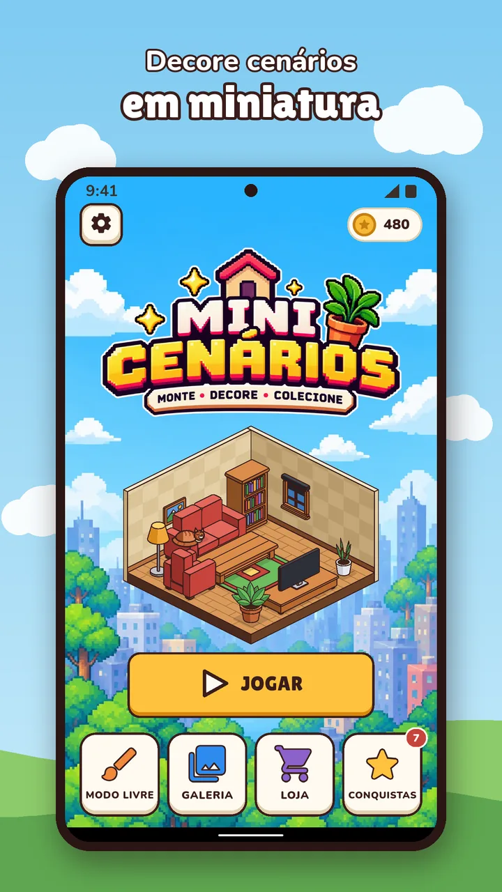 Tela 1 do Mini Cenários