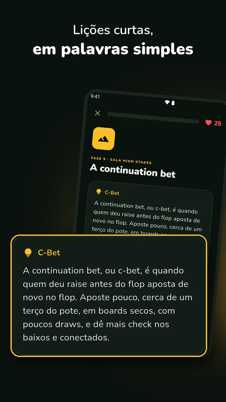 Tela 2 do Poker Trainer