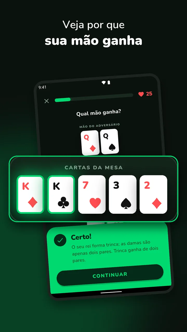 Tela 4 do Poker Trainer
