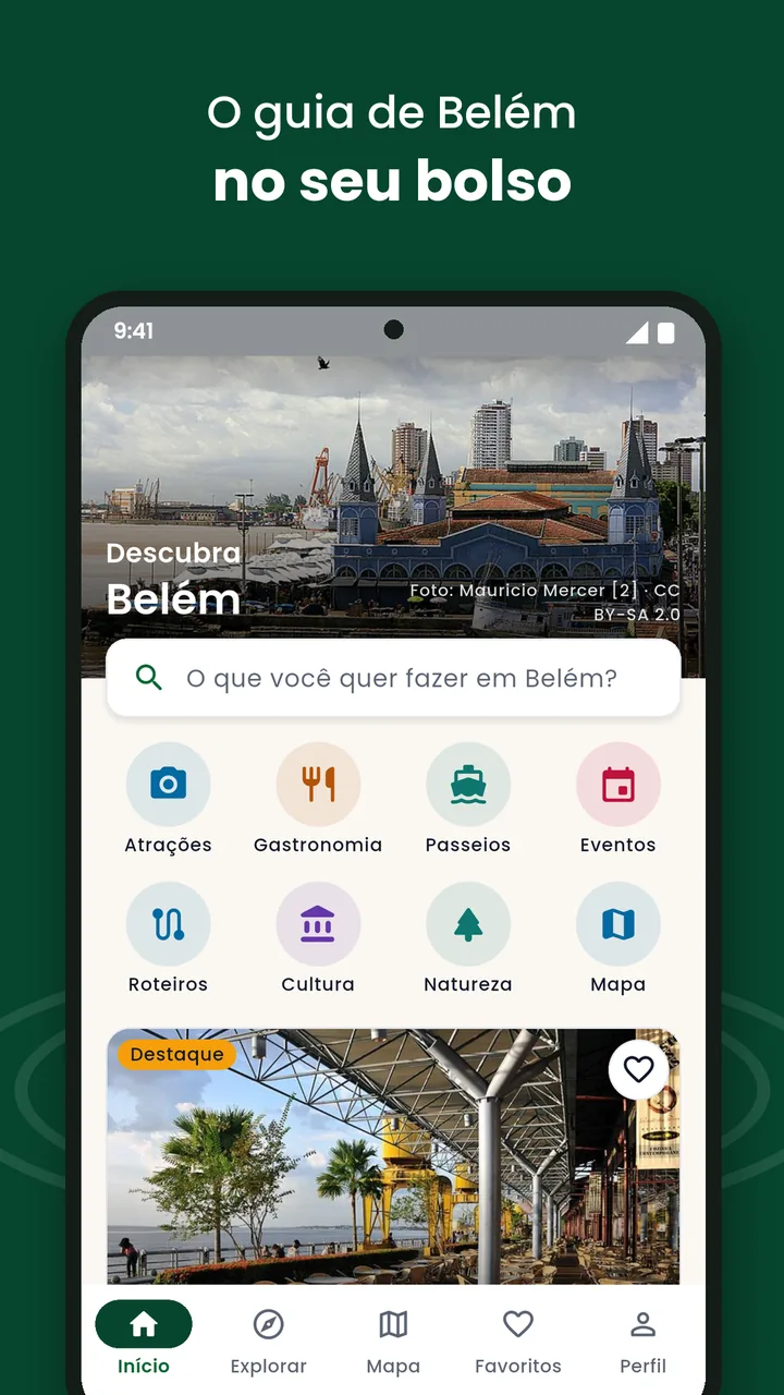 Tela 1 do Ver-o-Guia Belém