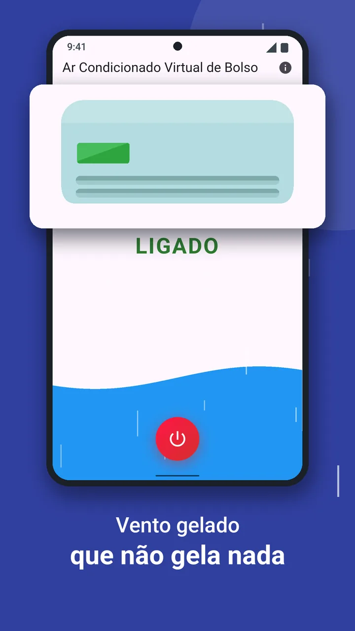 Tela 3 do Virtual Pocket Air Conditioning